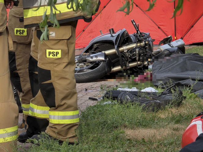 Śmiertelny wypadek pod Siedlcami! Motocyklista zginął po zderzeniu z osobówką