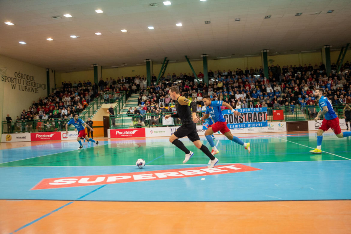 FOGO Futsal Ekstraklasa: KS Constract Lubawa - Piast Gliwice 1:2