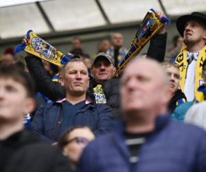 Arka Gdynia - Widzew Łódź: Zdjęcia kibiców i zawodników z meczu 25. kolejki PKO BP Ekstraklasy