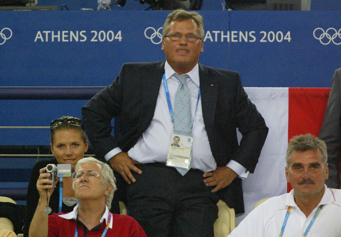 Aleksander Kwaśniewski, 2004r.