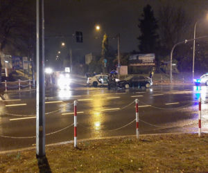Białystok. Bolt zderzył się z osobówką