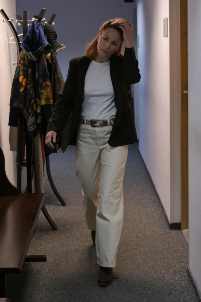 Katarzyna Wajda czekając na rozwód, całowała się w sądzie