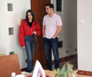Barwy szczęścia odc. 3378. Madzia (Natalia Sierzputowska), Tomek Kępski (Jakub Sokołowski)