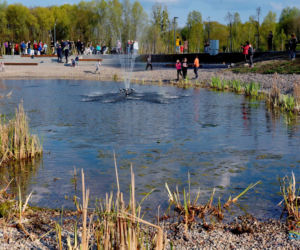 Zbiornik retencyjny Sikorskiego/Paukszty. Tak wygląda nowy park w Olsztynie [ZDJĘCIA]