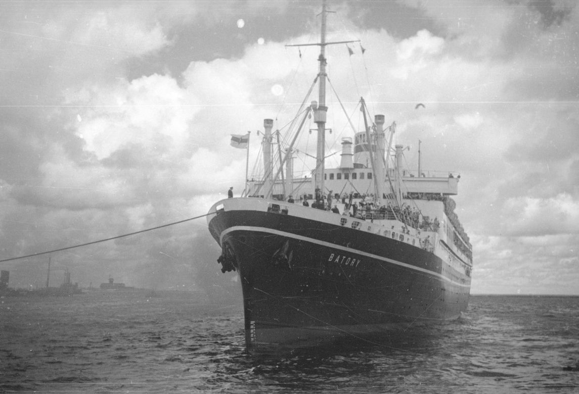 "Batory" w czasie rejsu przez Atlantyk - foto 1939