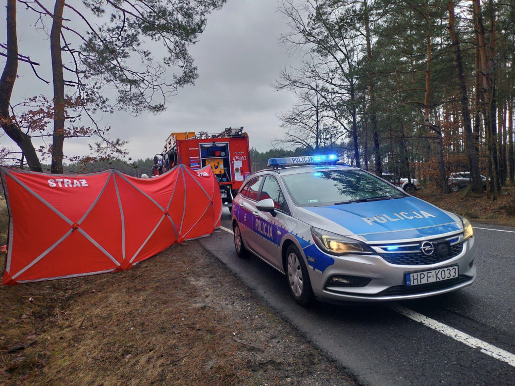 Tragiczny wypadek na DK 48. Wiktor był strażakiem. Jechał oddać krew