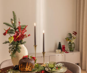 Mieszkanie w świątecznej aranżacji