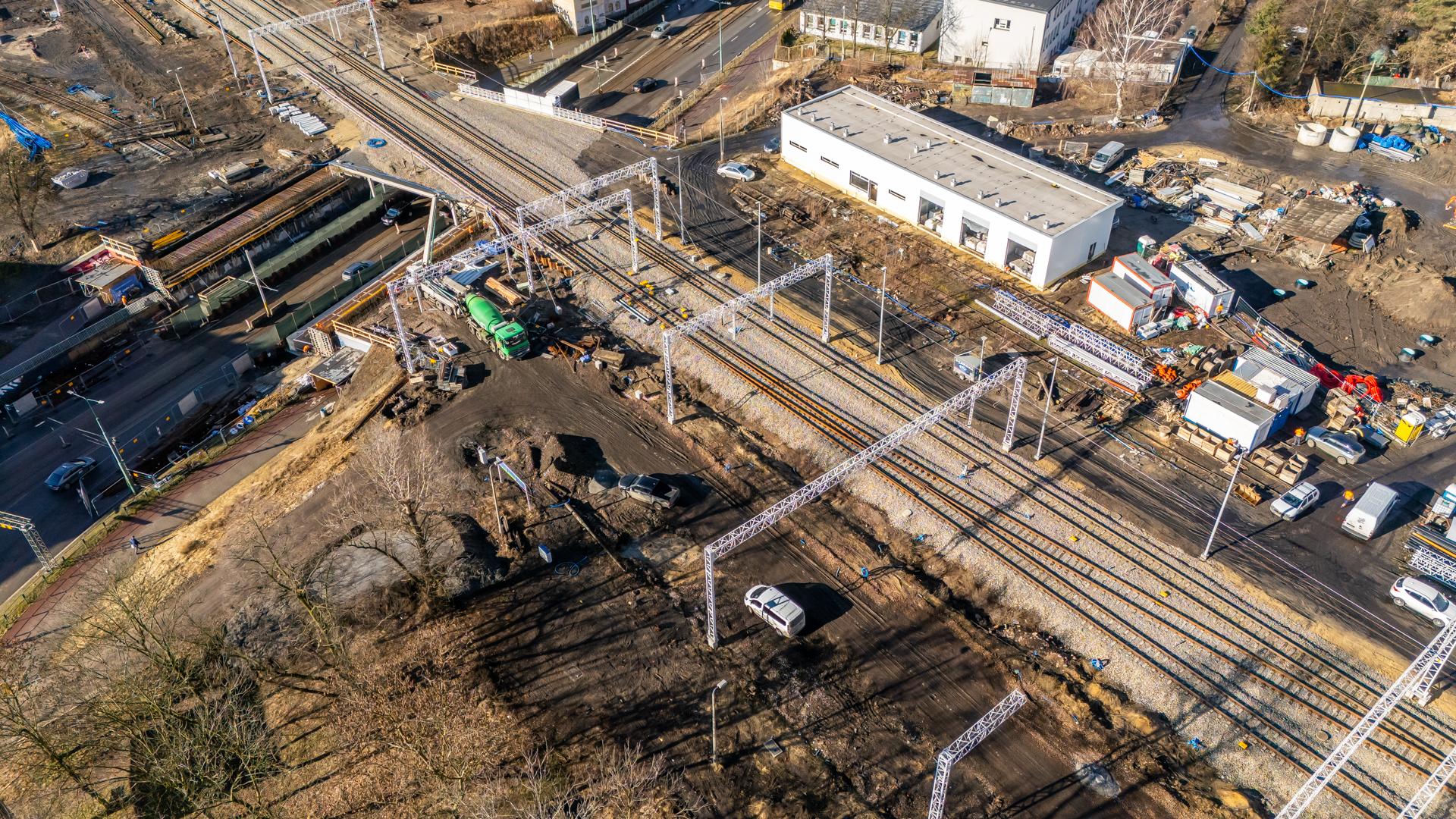 Przebudowa linii kolejowej E65 w Sosnowcu, remonty wiaduktów, dworca, peronów