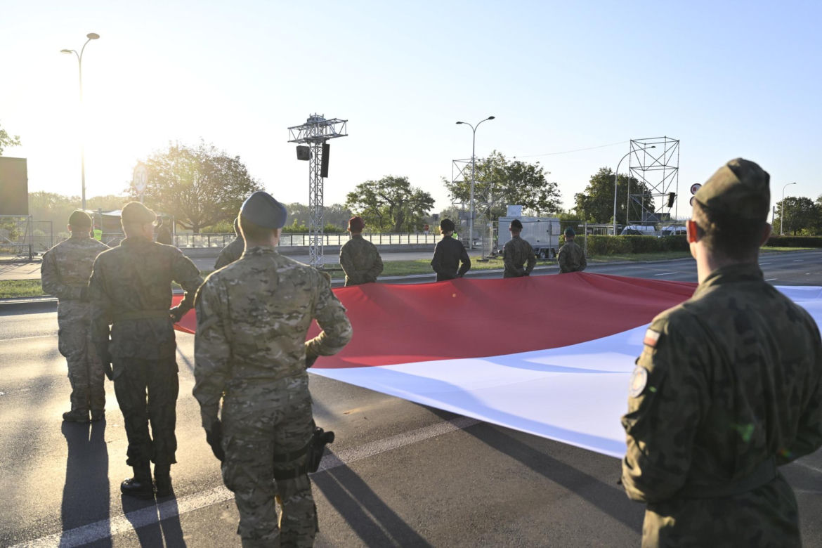 Próba generalna defilady wojskowej w Warszawie