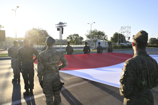 Próba generalna defilady wojskowej w Warszawie