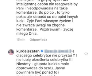 Basia Kurdej-Szatan  jak będzie trzeba odda aktorom wszystko co ma 