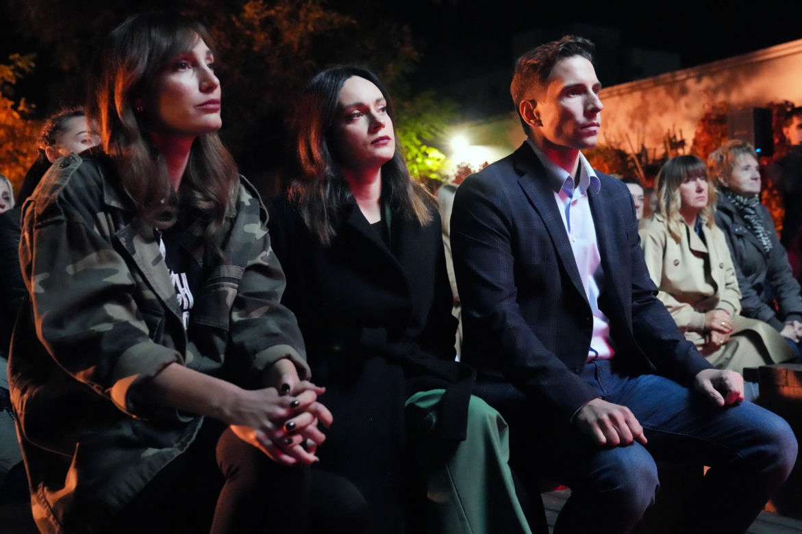 Barwy szczęścia odc. 3154. Tomasz Kępski (Jakub Sokołowski), Celina (Orina Krajewska), Natalia (Maria Dejmek)
