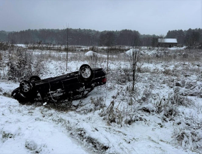 Atak zimy i wypadki na drogach regionu