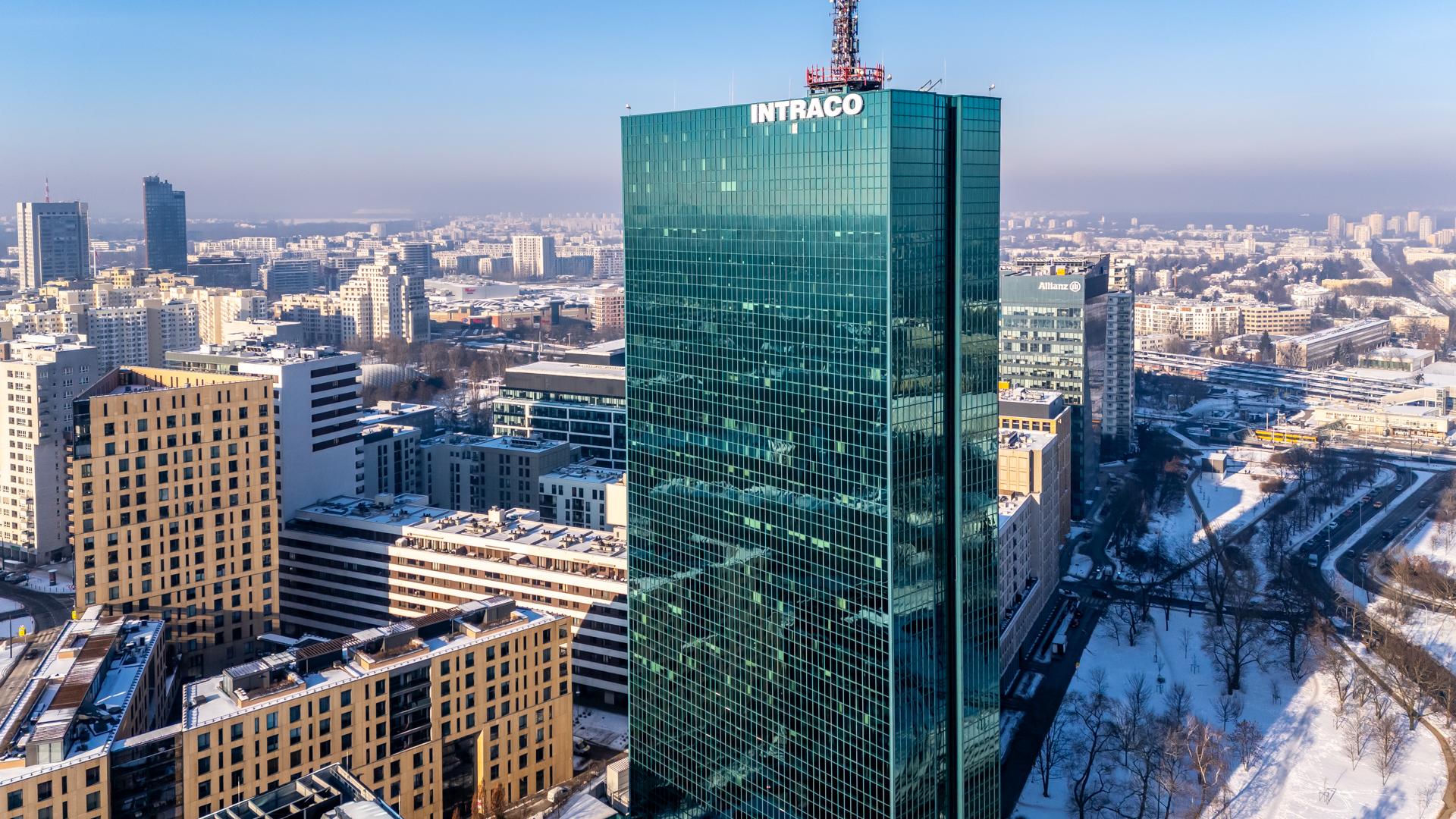 Biurowiec Intraco w styczniu 2026