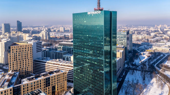 Biurowiec Intraco w styczniu 2026