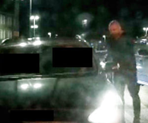 Ten mężczyzna groził innemu kierowcy. Poszukuje go policja