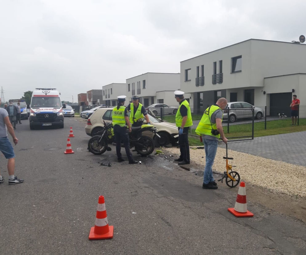 Wiaderno. ŚMIERĆ motocyklisty w wypadku z osobówką. 23-latek nie miał szans