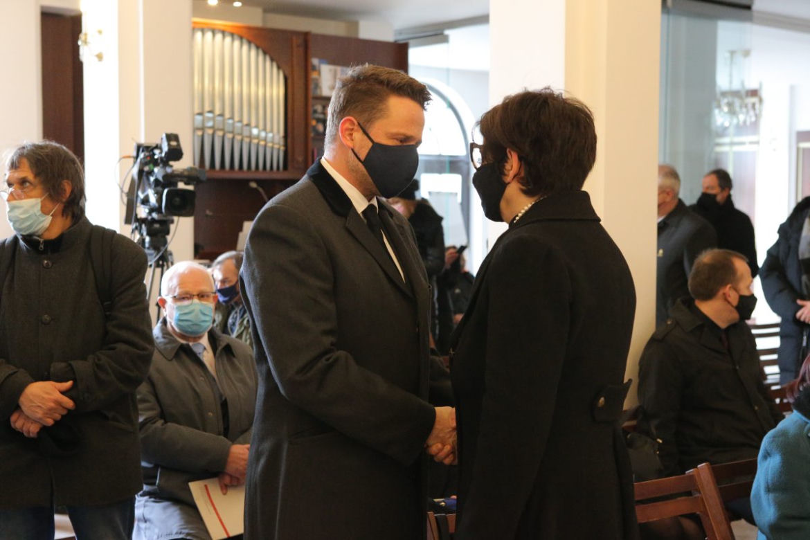 Prezydent Warszawy Rafał Trzaskowski długo rozmawiał z Elżbietą Bogucką 