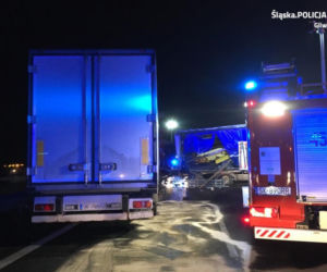 Gliwice: KARAMBOL na A4! Ciężarówki zderzały się jak DOMINO! Są ranni