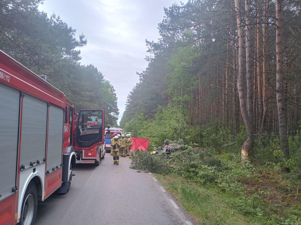Tragiczny wypadek w Zabielu. Dwie osoby nie żyją