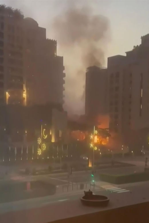 Szokujące zdjęcia i filmy z Dubaju. Turyści uciekają