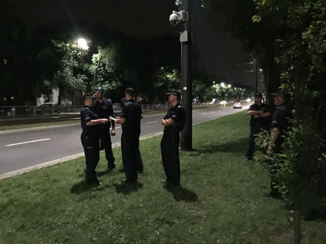 Protest przed domem Jarosława Kaczyńskiego, 22 lipca