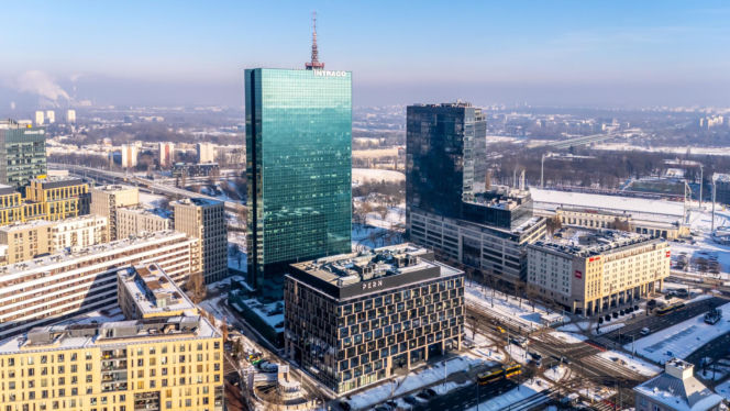 Biurowiec Intraco w styczniu 2026