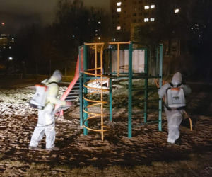 Olsztyn. Trwa wiosenne oczyszczanie miasta. Zdezynfekowano też place zabaw