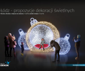 5 Tak będą wyglądać świąteczne iluminacje na Piotrkowskiej w tym roku