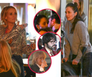 Gwiazdy opijały pamięć po Rewińskim. Kontuzjowana Wajda w trakcie rozwou pozwoliła sobie na czułości