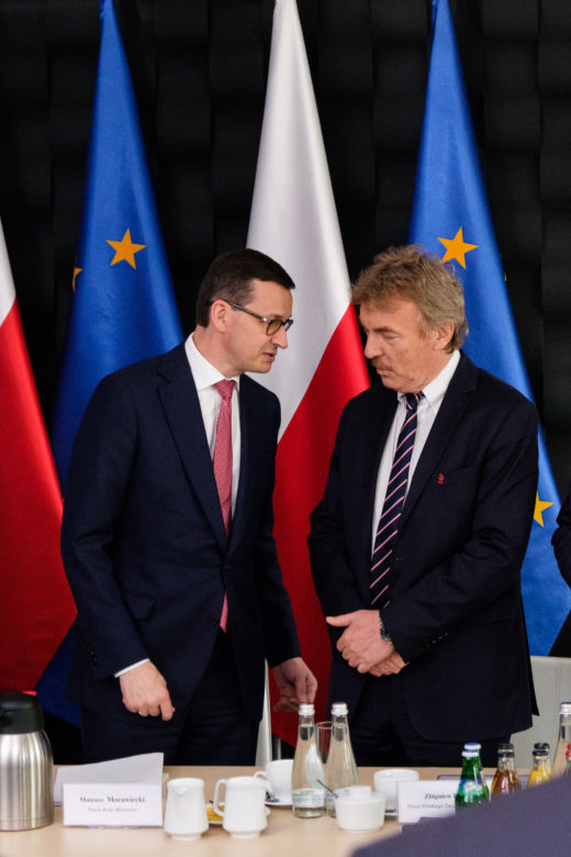 Premier Mateusz Morawiecki, Prezes PZPN Zbigniew Boniek