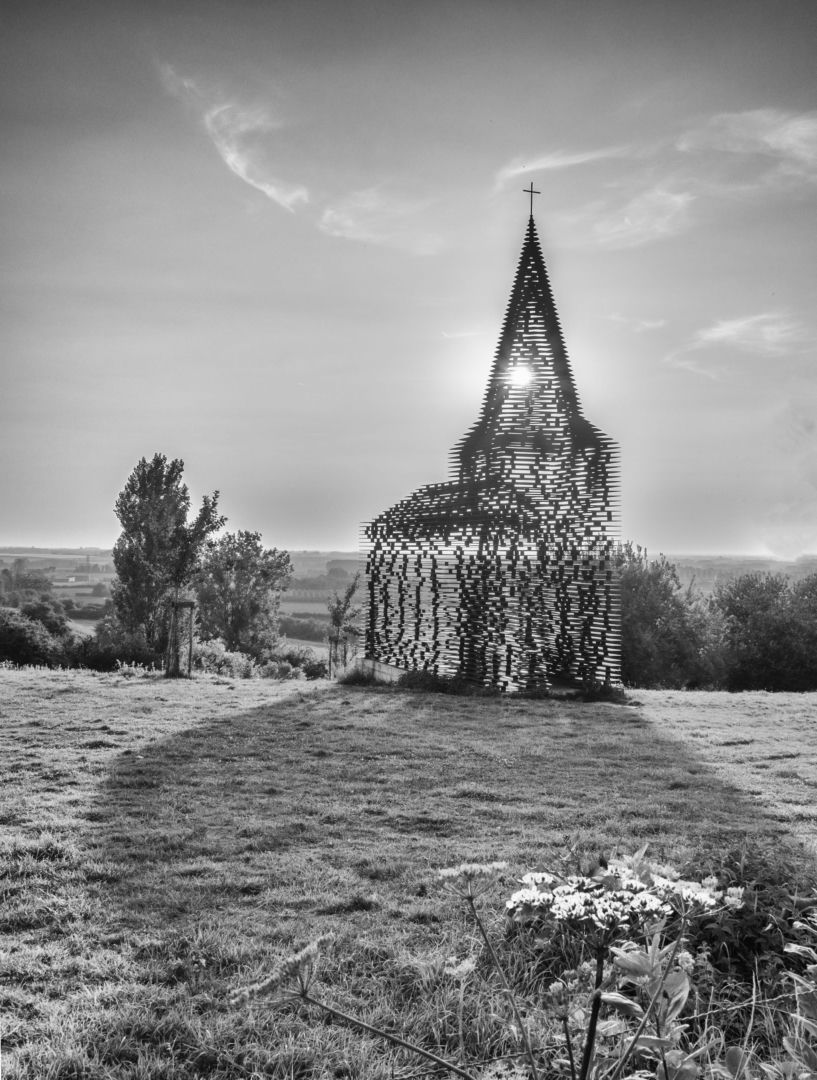 Kościół Doorkijkkerk w belgijskiej prowincji Limburg