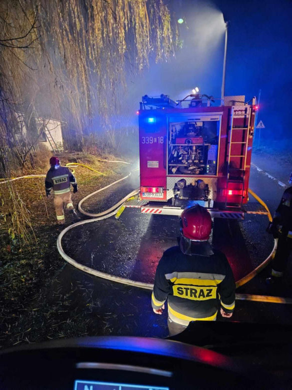 Tragiczny pożar w Teklinie
