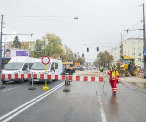 Awaria wodociągów w alei Waszyngtona