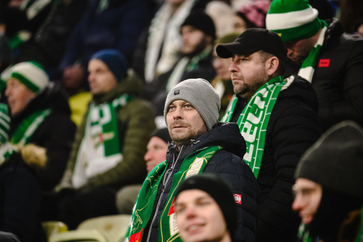 Lechia Gdańsk - Cracovia, zdjęcia kibiców z meczu 20. kolejki PKO BP Ekstraklasy