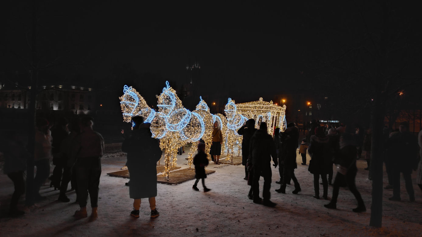 Boże Narodzenie 2021: Świąteczne iluminacje w Białymstoku