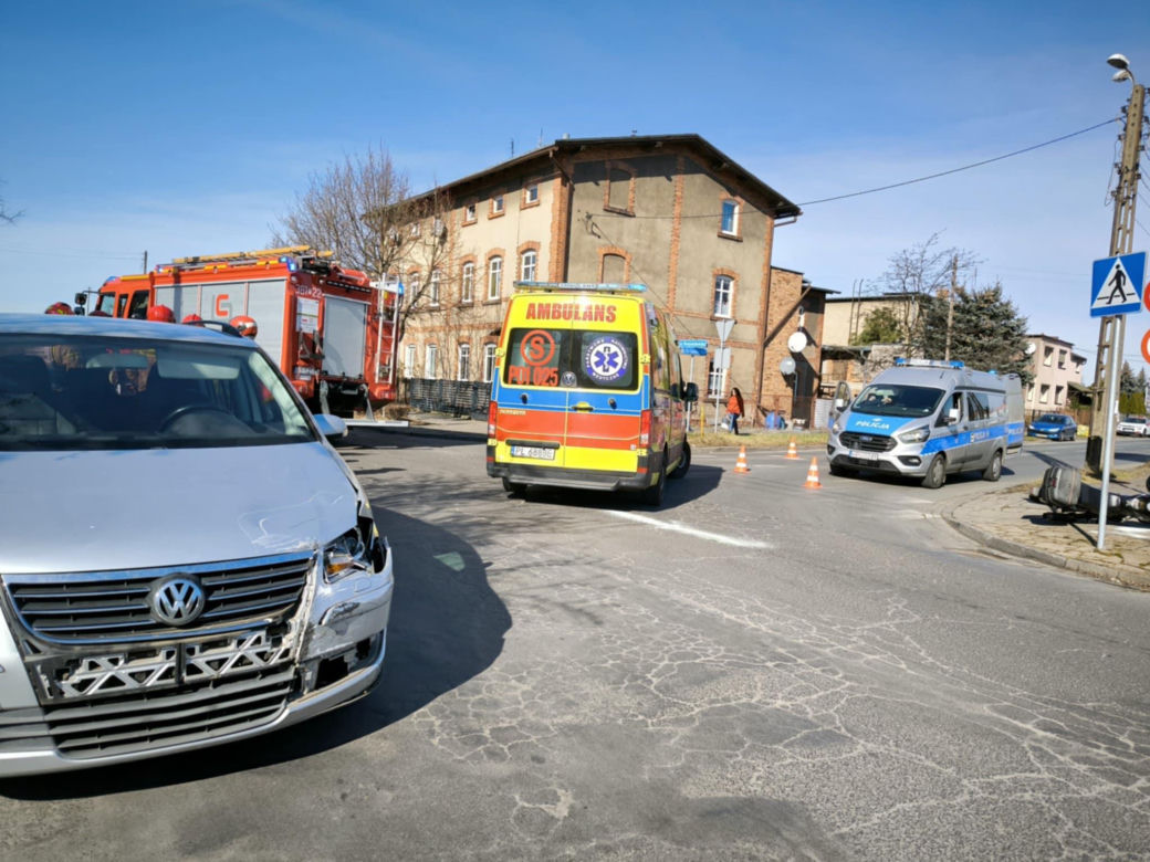 Wypadek na Święciechowskiej w Lesznie 