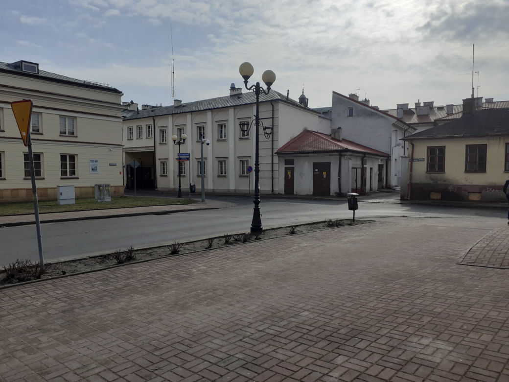 Siedleckie szkoły przy ul. Konarskiego i Prusa i ich okolica w lutym 2021 roku
