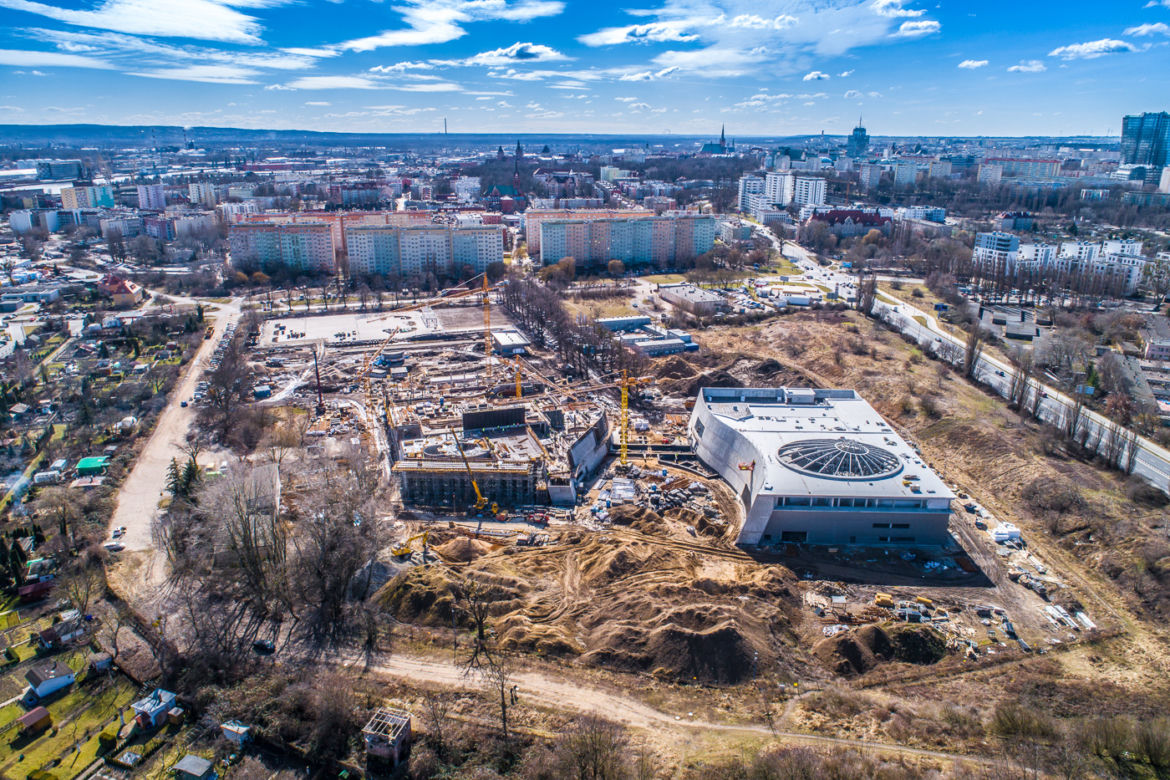 Budowa Fabryki Wody - marzec 2021