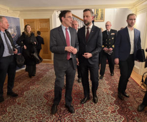 Wręczenie Krzyża Wielkiego Orderu Zasługi RP rodzicom Michaela Ollisa w Waszyngtonie, DC