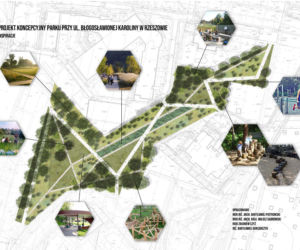 Rzeszów. Tak będzie wyglądał park przy Bł. Karoliny [WIZUALIZACJE]