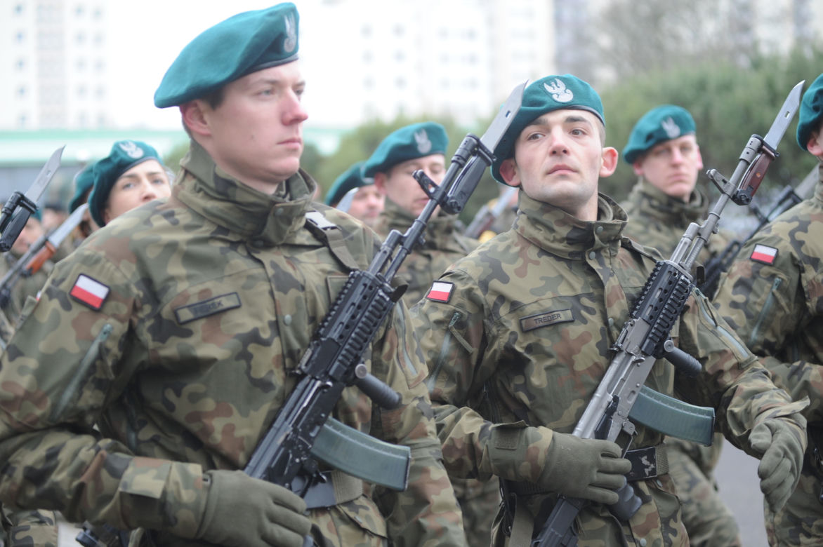 Ochotnicy złożyli przysięgę wojskową