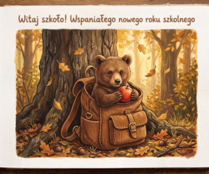 kartka na rozpoczęcie roku szkolnego