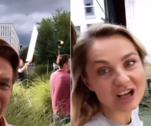 Koszmarny huragan na planie Przyjaciółek! Latały wszystkie sprzęty - WIDEO