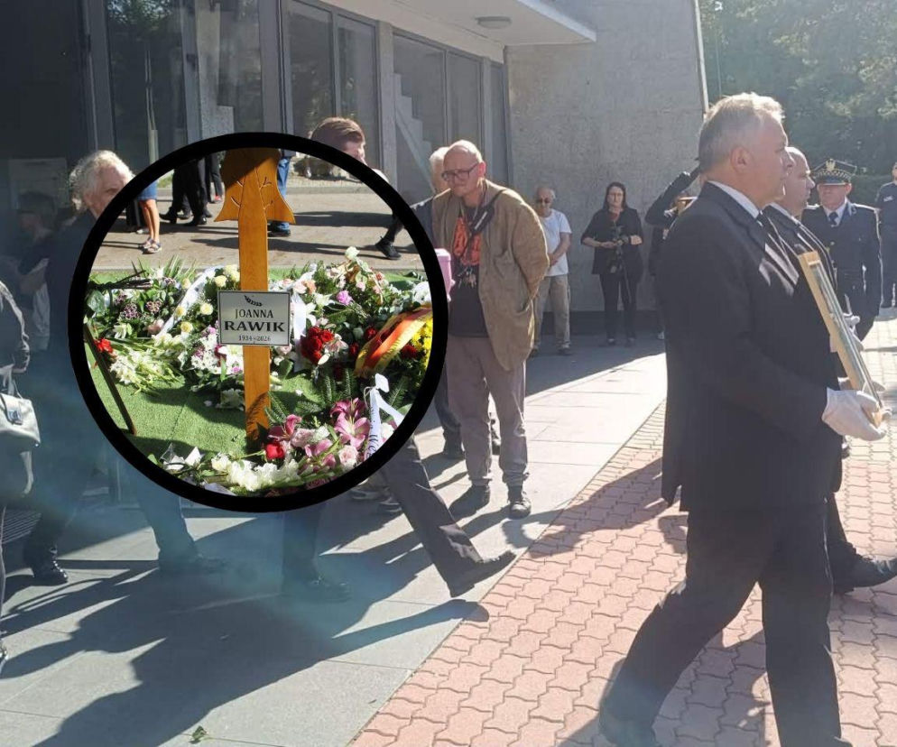 Nietypowy pogrzeb Joanny Rawik. Żałobnicy szli obok grobów ikon sportu