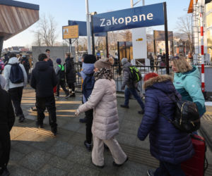 Korki na zakopiance i tłumy w Zakopanem na święta