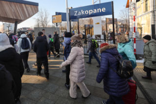 Korki na zakopiance i tłumy w Zakopanem na święta