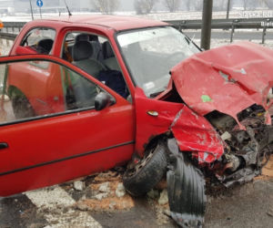 Szok! Wjechał pod prąd na drogę ekspresową, auto w czołówce zmasakrował TIR