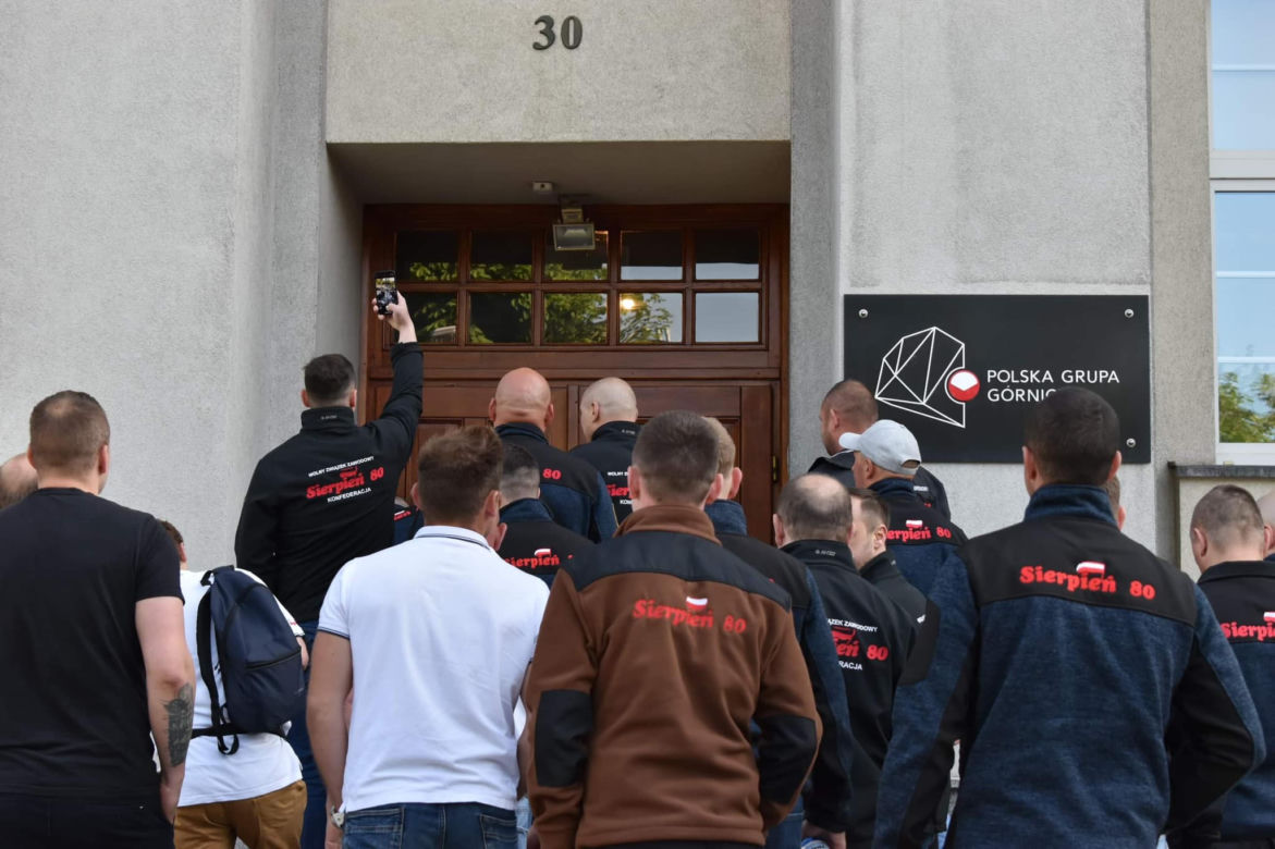 Związkowcy Sierpnia 80 w spółce PGG Katowice