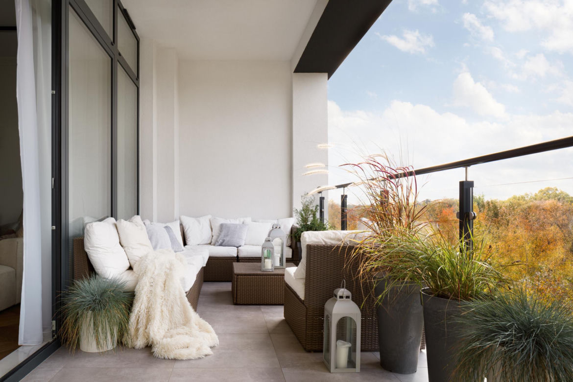 Nowoczesny balkon
